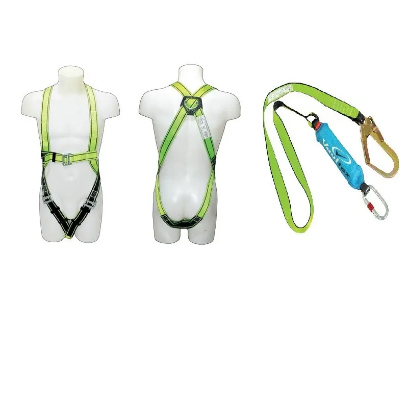 GVH (UB105 + WL20) – FULL BODY HARNESS WITH SINGLE WEBBING LANYARD AND SHOCK ABSORBER