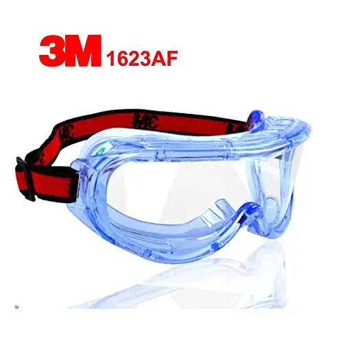 3M™ Safety Goggles 1623AF, Wrap-around Design Anti-Fog Coat Hard-coated Polycarbonate Lens